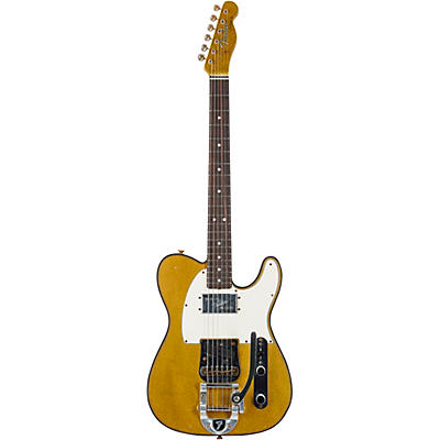 Fender Custom Shop Limited-Edition Cunife Telecaster Custom Journeyman Relic Electric Guitar Aged Chartreuse Sparkle for sale