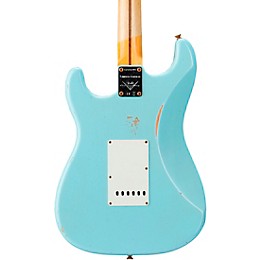 Fender Custom Shop Limited-Edition '57 Stratocaster Relic Electric Guitar Faded Aged Daphne Blue