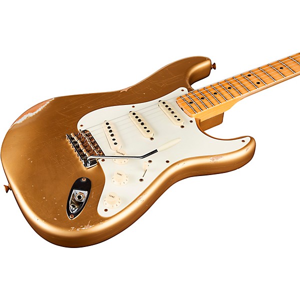 Fender Custom Shop Limited-Edition '57 Stratocaster Relic Electric Guitar HLE Gold