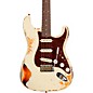 Fender Custom Shop Limited Edition 61 Stratocaster Heavy Relic Electric Guitar Aged Vintage White over 3-Color Sunburst thumbnail