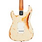 Fender Custom Shop Limited Edition 61 Stratocaster Heavy Relic Electric Guitar Aged Vintage White over 3-Color Sunburst