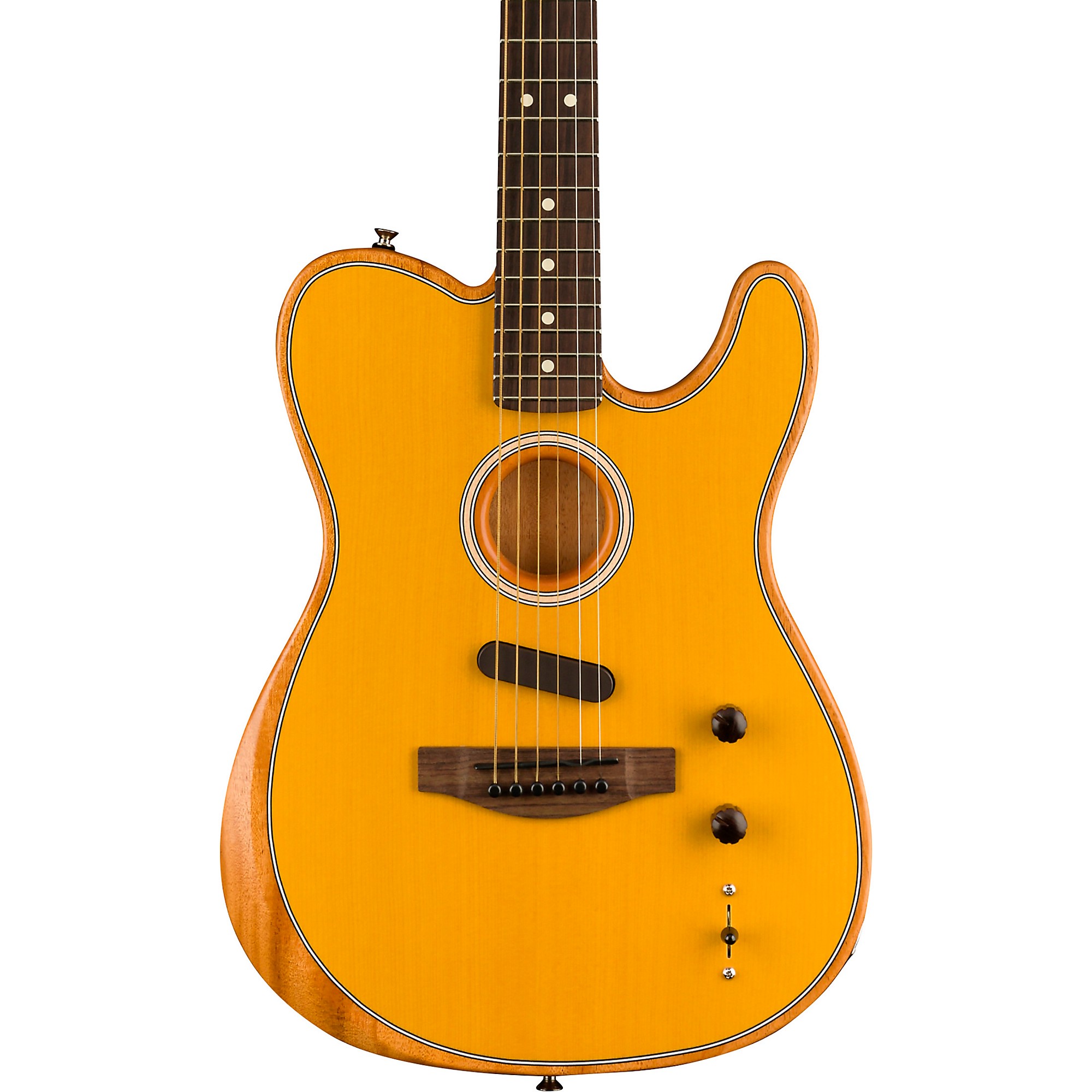 Fender Acoustasonic Player Telecaster Acoustic-Electric Guitar Butterscotch  Blonde