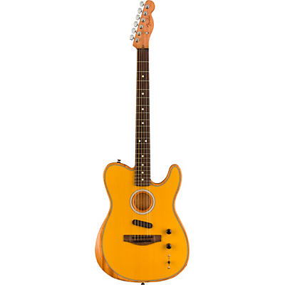 Fender Acoustasonic Player Telecaster Acoustic-Electric Guitar Butterscotch Blonde for sale