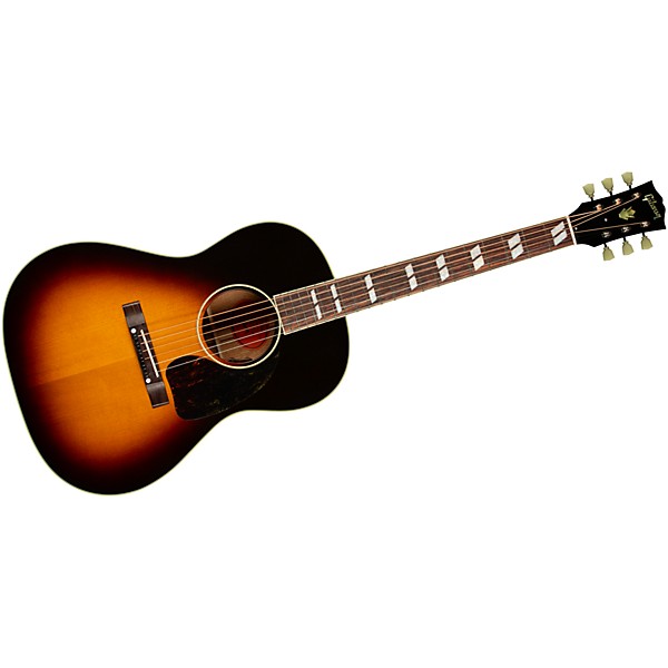 Platinum Gibson Nathaniel Rateliff LG-2 Western Acoustic-Electric Guitar  Vintage Sunburst | Guitar Center