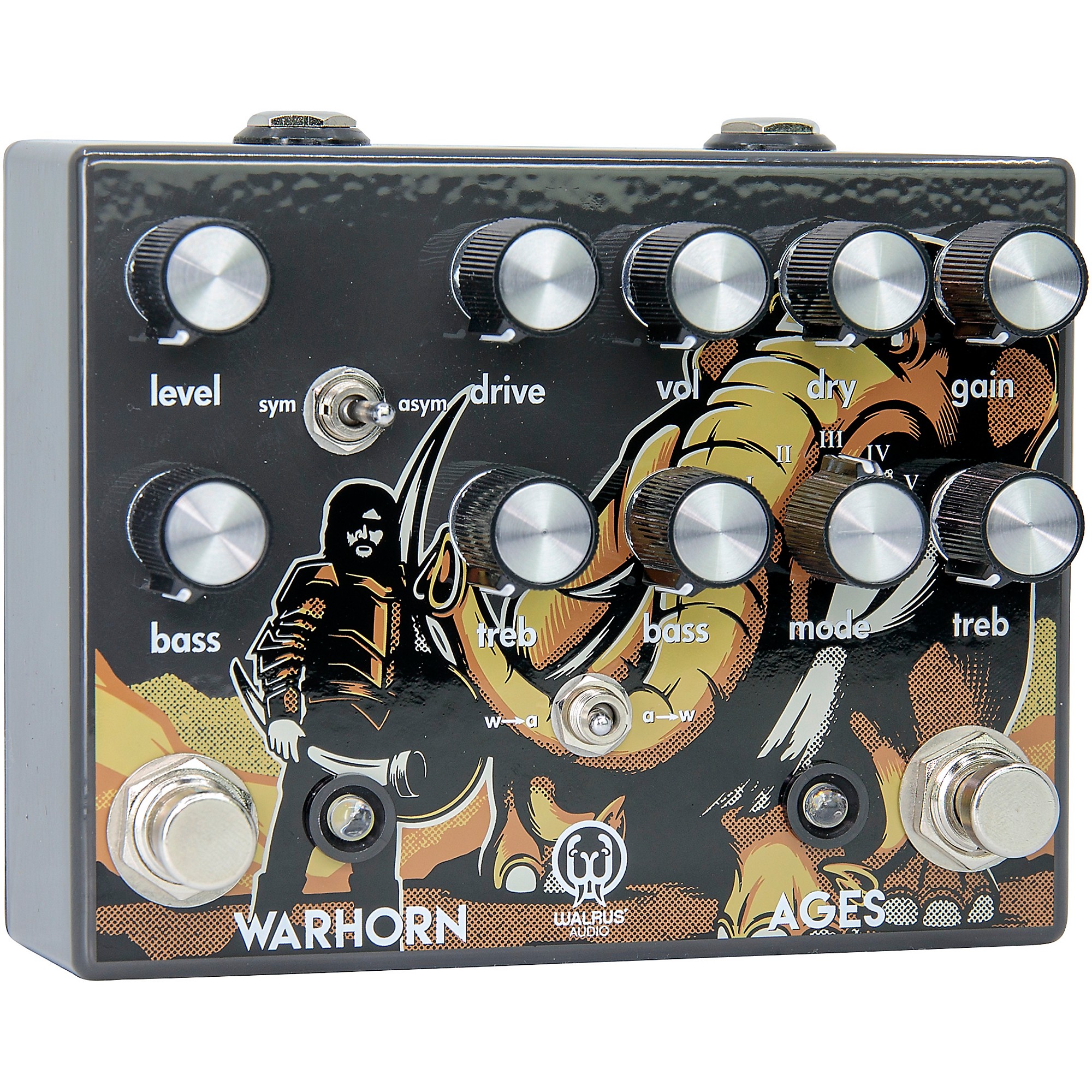 Walrus Audio Ages Five-State Overdrive and Warhorn Mid-Range