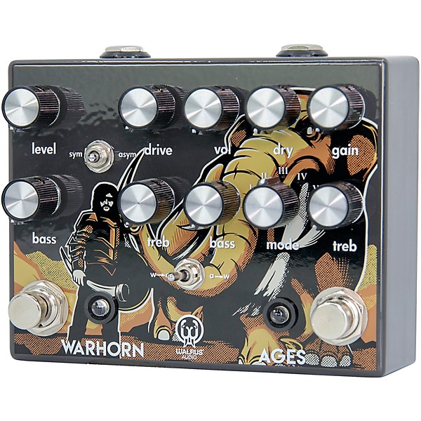 Clearance Walrus Audio Ages Five-State Overdrive and Warhorn Mid-Range  Overdrive Combo Black