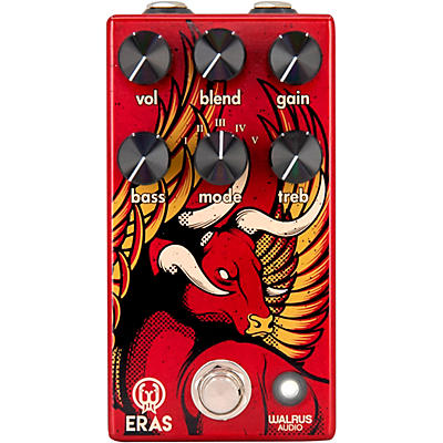 Walrus Audio Eras Five State Distortion Effects Pedal Red for sale