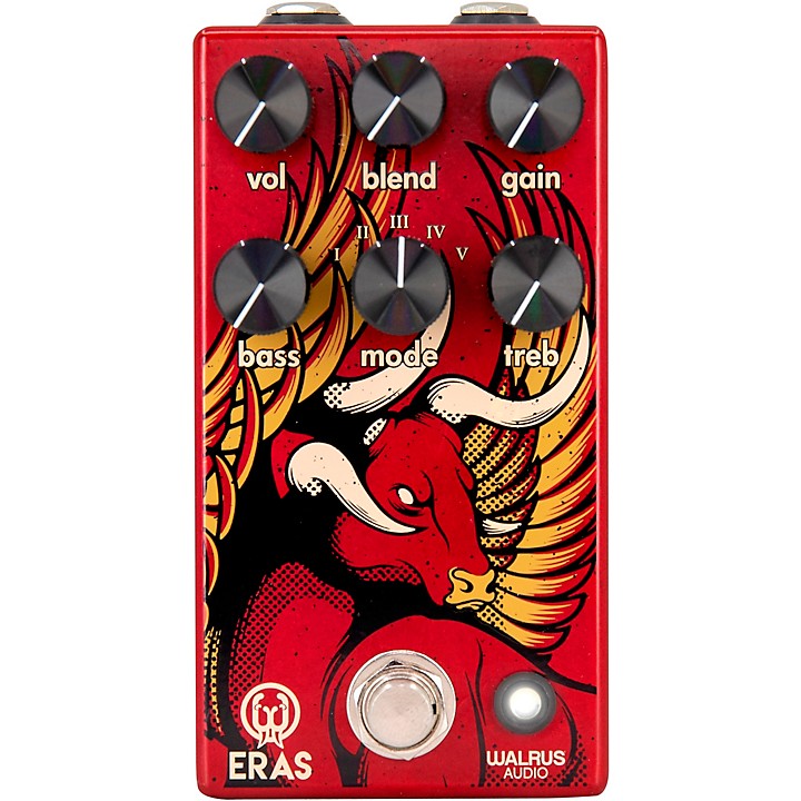 Walrus Audio Eras Five State Distortion Effects Pedal Red | Guitar