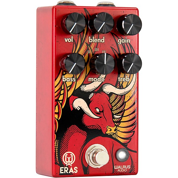 Walrus Audio Eras Five State Distortion Effects Pedal Red