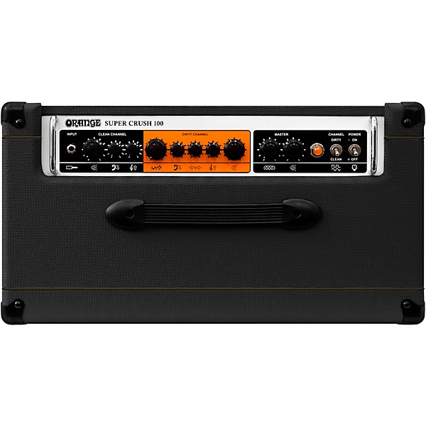 Open Box Orange Amplifiers Super Crush 1x12 100W Guitar Combo Amp Level 1 Black