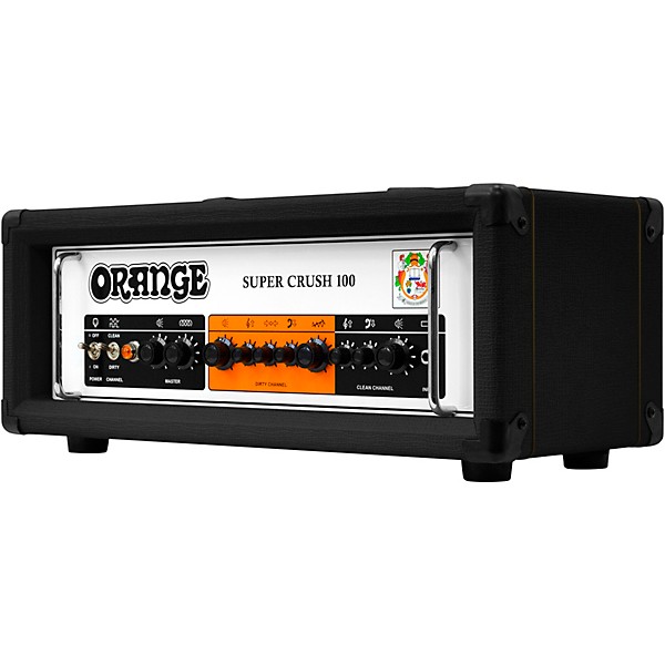 Orange Amplifiers Super Crush 100W Guitar Amp Head Black | Guitar