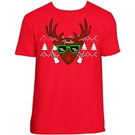 Fender Limited-Edition Holiday T-Shirt Large Red Fender Limited-Edition Holiday T-Shirt Medium Red