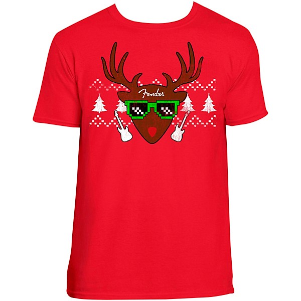 Fender Limited-Edition Holiday T-Shirt X Large Red