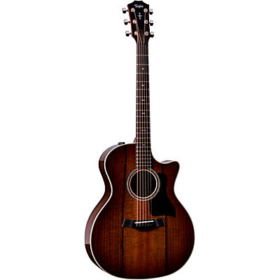 Taylor 2021 724Ce Walnut Limited-Edition V-Class Grand Auditorium Acoustic-Electric Guitar Shaded Edge Burst for sale