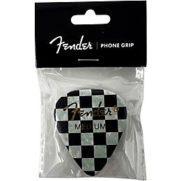 Fender Guitar Pick Shaped Phone Grip Checkered