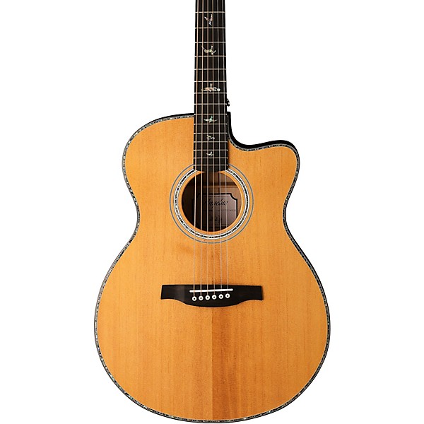 Open Box PRS SE A50E Angeles Acoustic Electric Guitar Level 2 Black Gold 197881070830
