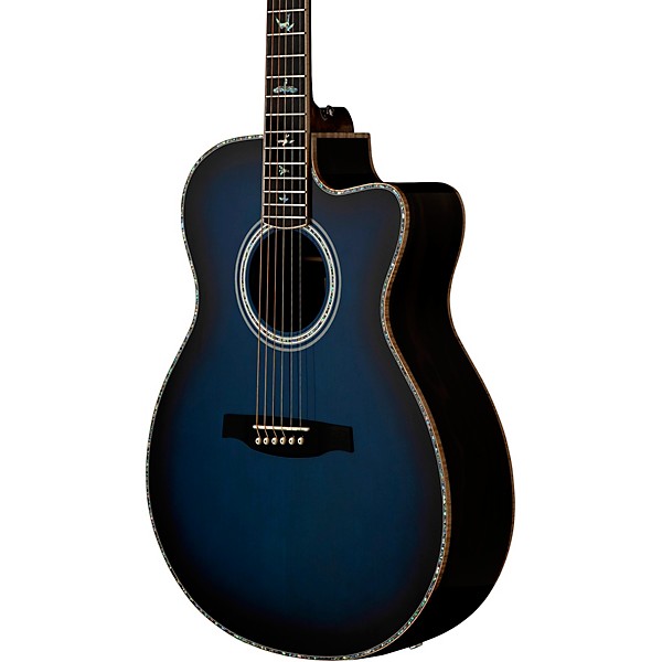 Open Box PRS SE A60E Angeles Acoustic Electric Guitar Level 1 Cobalt Blue Burst