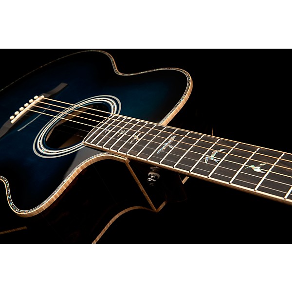 Open Box PRS SE A60E Angeles Acoustic Electric Guitar Level 1 Cobalt Blue Burst