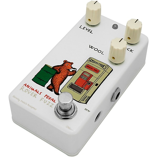 Animals Pedal Rover Fuzz V2 Effects Pedal White