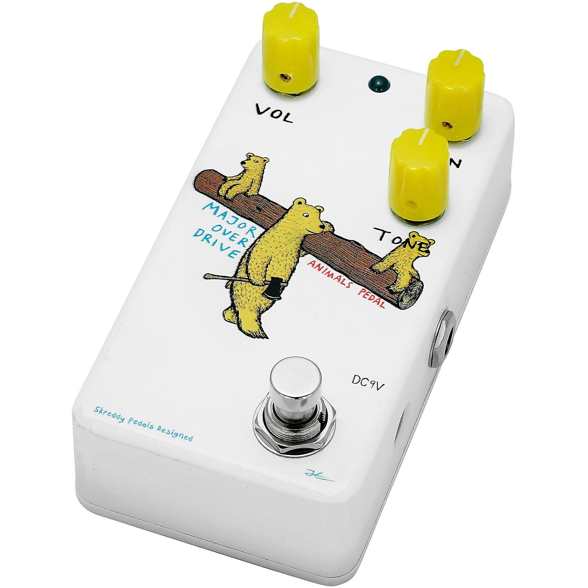 Animals Pedal Major Overdrive V2 Effects Pedal White | Guitar Center