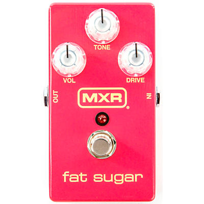Mxr Fat Sugar Drive Effects Pedal Pink for sale
