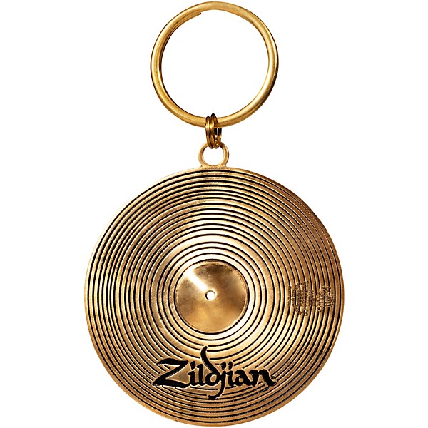 Zildjian Cymbal Keychain Gold