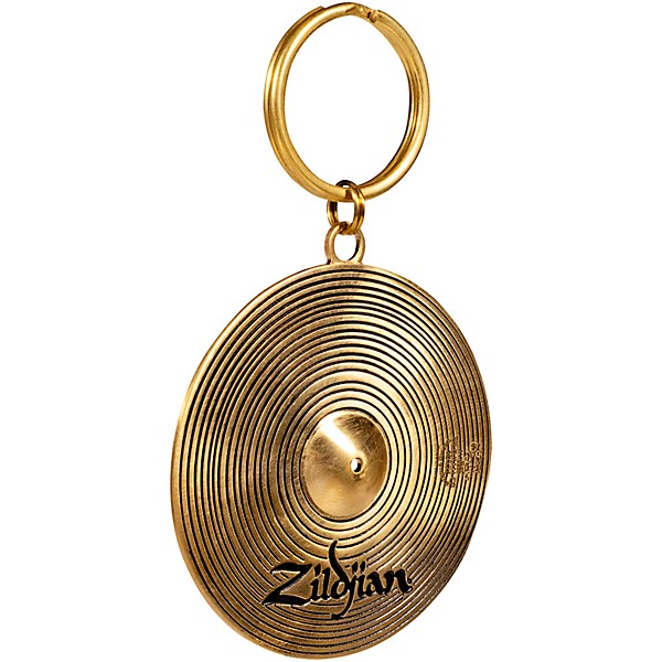 Zildjian Cymbal Keychain Gold