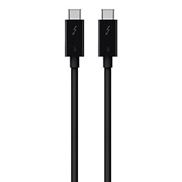 Belkin Thunderbolt 3 USB-C to USB-C Cable, 100W - 1.6 ft. 1.6 ft. / 0.5 m Black