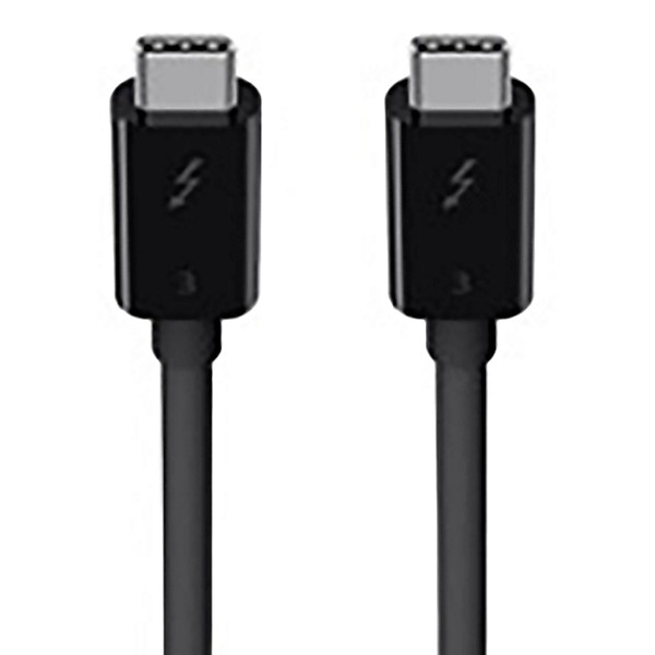 Belkin Thunderbolt 3 USB-C to USB-C Cable, 100W - 1.6 ft. 1.6 ft. / 0.5 m Black