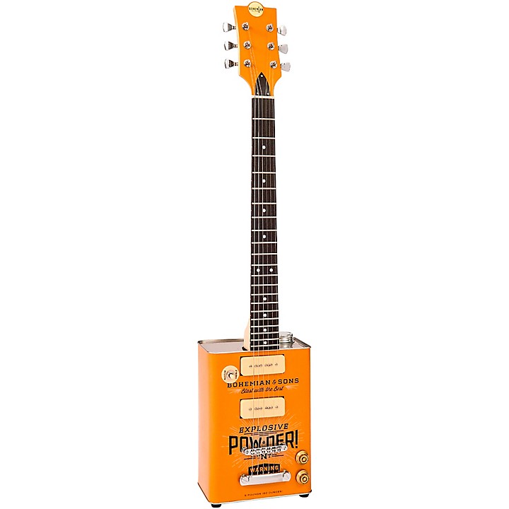 Open Box Bohemian Guitars Oil Can Explosive Powder TNT P90