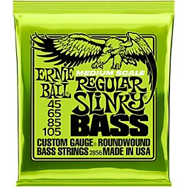 Ernie Ball Regular Slinky Nickel Wound Medium Scale Bass Strings