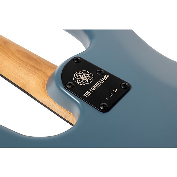 Ernie Ball Music Man Tim Commerford Artist Series Passive StingRay Electric Bass Quentin Blue