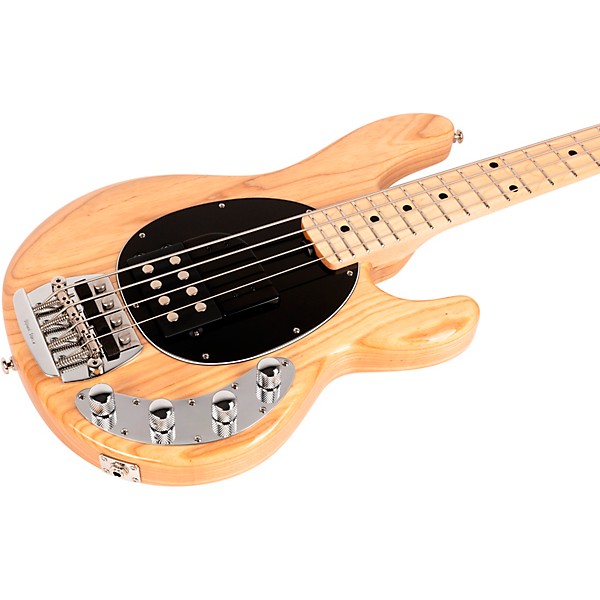 Ernie Ball Music Man Tim Commerford Artist Series Short-Scale Active StingRay Electric Bass Natural Gloss