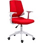 Techni Mobili Height-Adjustable Mid-Back Office Chair Red thumbnail