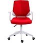 Techni Mobili Height-Adjustable Mid-Back Office Chair Red