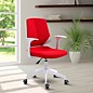 Techni Mobili Height-Adjustable Mid-Back Office Chair Red