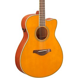 Yamaha FSC-TA TransAcoustic Concert Cuta... Yamaha FSC-TA TransAcoustic Concert Cutaway Acoustic-Electric Guitar Vintage Tint