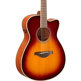 Blemished Yamaha FSC-TA TransAcoustic Concert Cutaway Acoustic-Electric Guitar Level 2 Brown Sunburst 197881149758