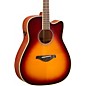 Yamaha FGC-TA TransAcoustic Dreadnought Cutaway Acoustic-Electric Guitar Brown Sunburst thumbnail