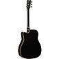 Yamaha FGC-TA TransAcoustic Dreadnought Cutaway Acoustic-Electric Guitar Black