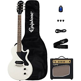 Epiphone Billie Joe Armstrong Les Paul Junior Electric Guitar Player Pack Classic White