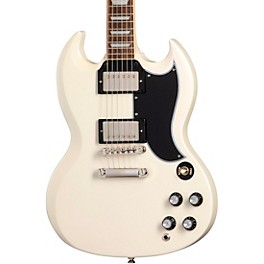 Epiphone 1961 Les Paul SG Standard Electric Guitar A... Epiphone 1961 Les Paul SG Standard Electric Guitar Aged Classic White