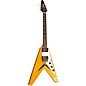 Gibson Custom 1958 Korina Flying V White Pickguard Electric Guitar Natural