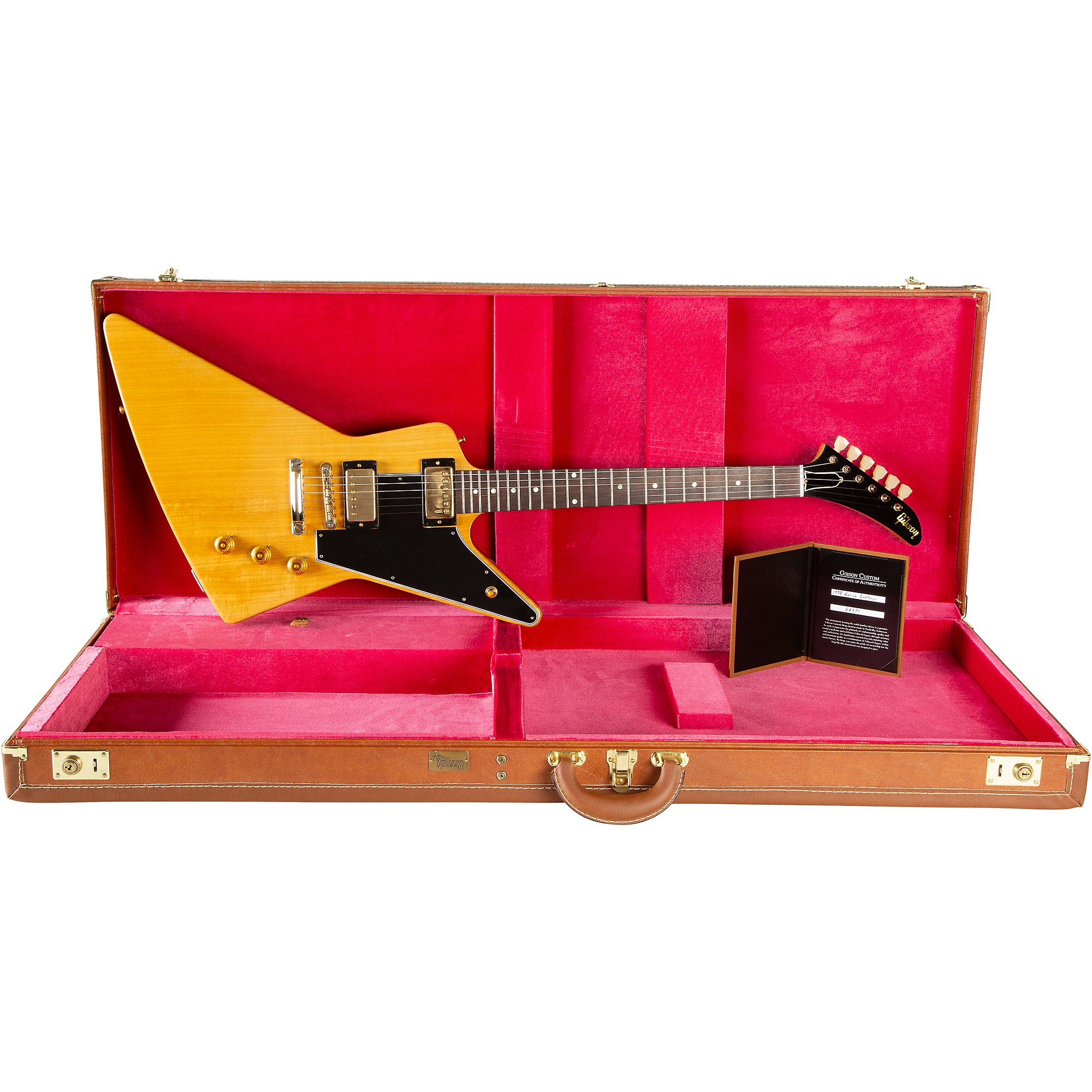 qusqusさん専用 Platinum Gibson Custom 1958 Korina Explorer Black Pickguard