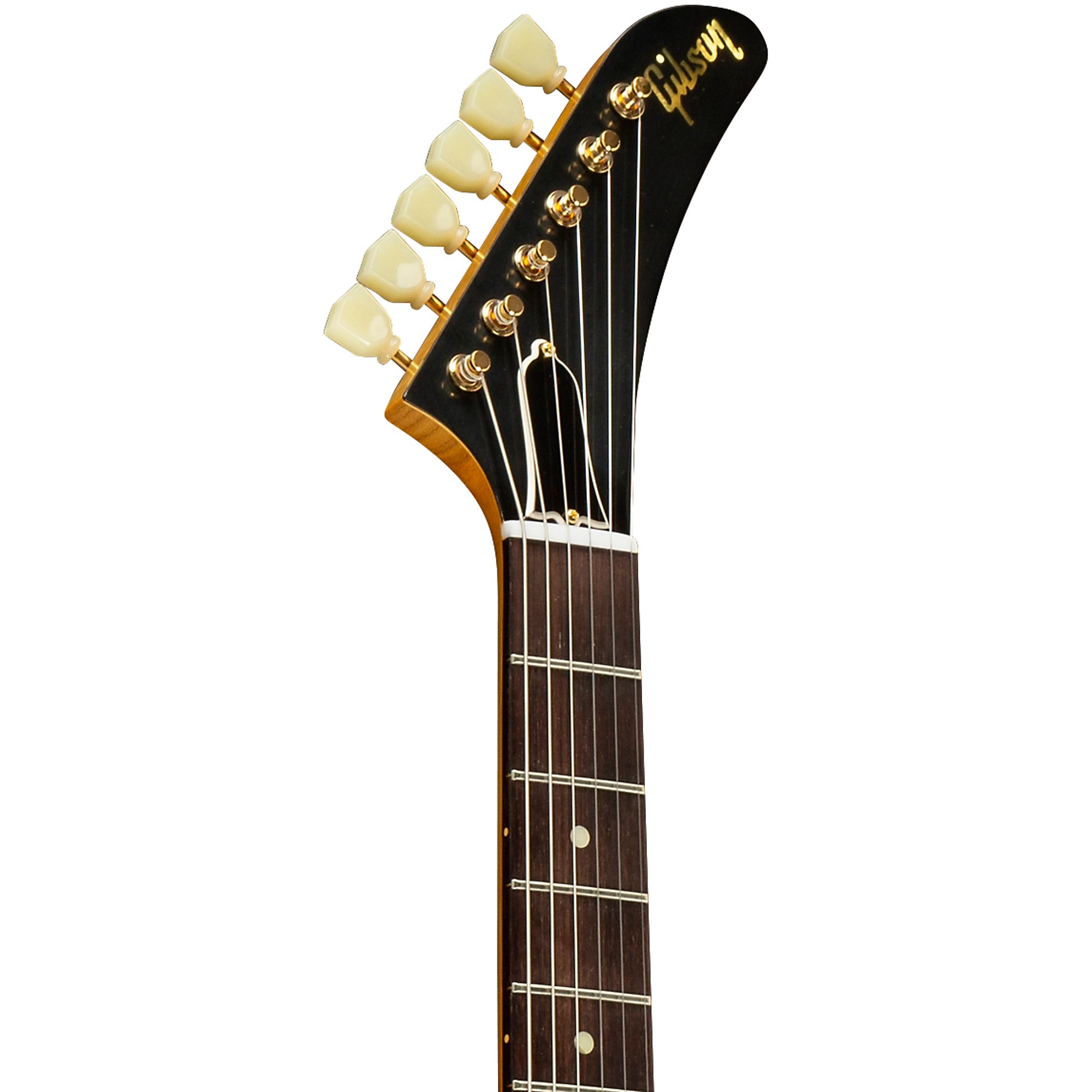 Platinum Gibson Custom 1958 Korina Explorer Black Pickguard