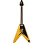 Gibson Custom 1958 Korina Flying V Black Pickguard Electric Guitar Natural