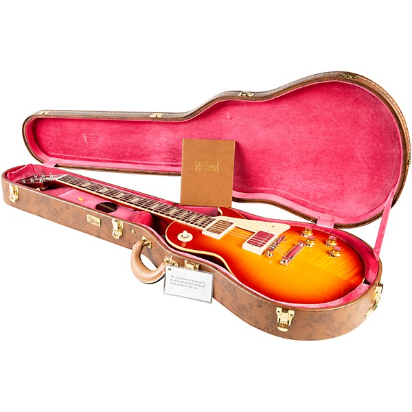 Gibson Custom M2M 1960 Les Paul Standard Reissue Gloss Electric Guitar Tangerine Burst