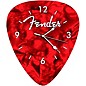 Fender Pick Shaped Wall Clock Red thumbnail