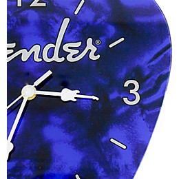 Fender Pick-Shaped Wall Clock Blue