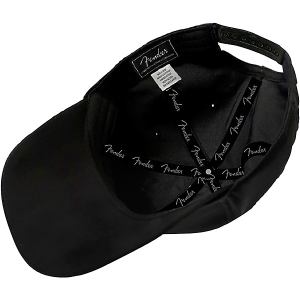 Fender Black Flatbill Hat